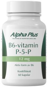 Alpha Plus B6-vitamin P-5-P 12mg Kapslar 60 st