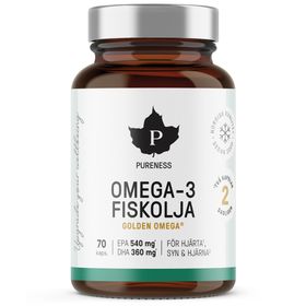 Pureness Omega-3 Fiskolja Kapslar 70 st