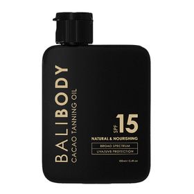 Bali Body Cacao Tanning Oil SPF15 Solskydd 100 ml