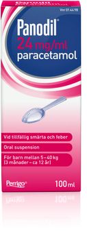 Panodil Oral suspension 24 mg/ml 100 milliliter