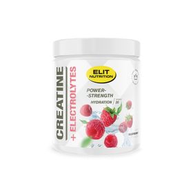 Elit Nutrition Creatine + Electrolytes Raspberry Pulver 300 g