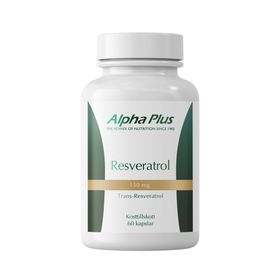Alpha Plus Resveratrol Kapslar 60 st