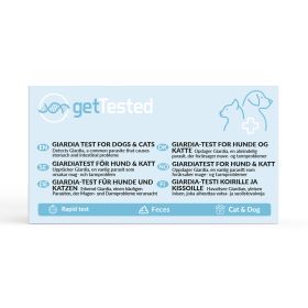 GetTested Magparasit Giardia Test För Hund & Katt Snabbtest/självtest 1 st