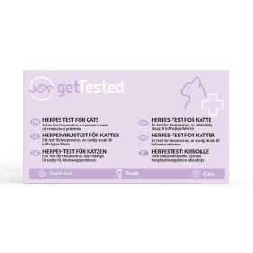 GetTested Luftvägsvirus Herpes Test För Katt Snabbtest/självtest 1 st