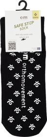 Ortho Movement Safe Step Sock Black strl 36-39 Strumpa med halkskydd 1 par