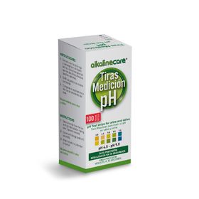 AlkalineCare pH Test Stripes Mätremsor pH-värdet i urin och saliv 100 st