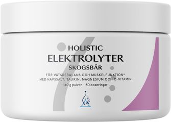 Holistic Elektrolyter skogsbär Pulver 140 g