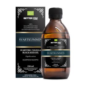 Better You Svartkumminolja EKO Kallpressad Flytande 250 ml