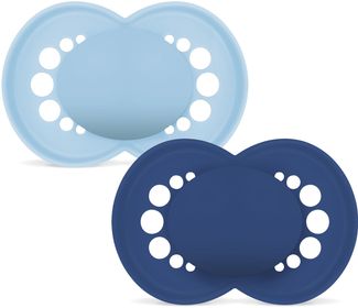 MAM Original Blue 6-16 Månader Nappar 2 st