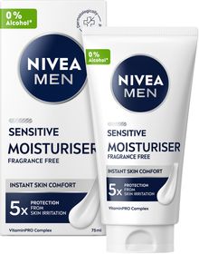 NIVEA MEN Sensitive Hydration Face Cream Ansiktskräm som lindrar irritation 75 ml