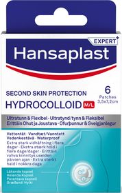 Hansaplast Hydrocolloid M/L Hydrokolloidplåster för sårläkning 6 st