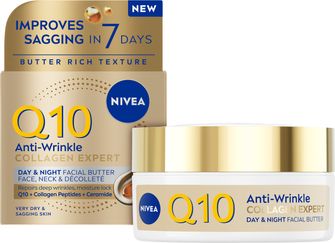 NIVEA Q10 Day & Night Facial Butter Återfuktande kräm 50 ml