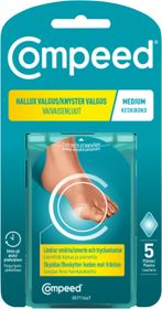 Compeed Hallux Valgus Plåster Tryckavlastning av hallux valgus 5 st