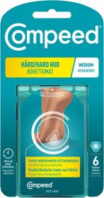 Compeed Hård Hud Plåster Smärtlindrar och avlägsnar förhårdnader 6 st