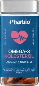 Pharbio Omega-3 Kolesterol Kapslar 110 st