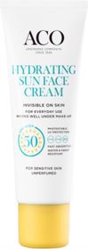 ACO Sun Hydrating Sun Face Cream SPF50 Solskydd för ansiktet 40 ml