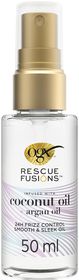 OGX Rescue Fusions 24H Frizz Control Smooth & Sleek Oil Hårolja 50 ml