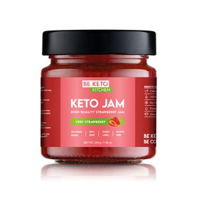 BeKeto Keto Jam Very Strawberry Sockerfri sylt 200 g