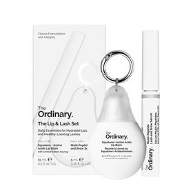 The Ordinary Lip & Lash Set Läppbalsam + frans- och brynserum 20 ml