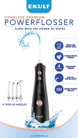 EKULF PowerFlosser Premium Black Mundusch 1 st
