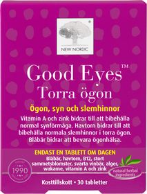 New Nordic Good Eyes Torra Ögon Tabletter 30 st