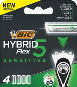 BIC Hybrid Flex5 Sensitive Rakblad Rakblad 4 st