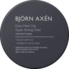 Björn Axén Extra Matt Clay Super Strong Hold Stylinglera 80 ml