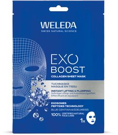 Weleda Exo Boost Collagen Sheet Mask Ansiktsmask 1 st