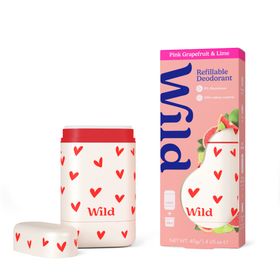 Wild Deo Stick Heart Case Pink Grapefruit Lime Deodorant 40 g
