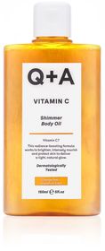 Q+A Vitamin C Shimmer Body Oil Kroppsolja 150 ml