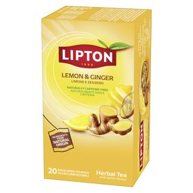 Lipton Lemon & Ginger Refresh Te 20 st