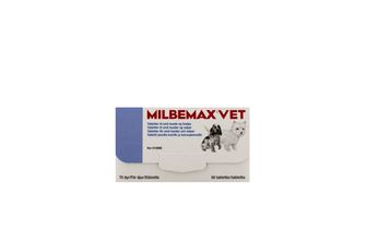 Milbemax vet. 2,5 mg/25 mg Milbemycinoxim, kombinationer, Tablett, 50 styck