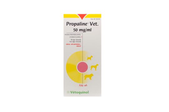 Propaline Vet. Sirap 50 mg/ml 100 milliliter