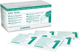 Softa Swab 70% Injektionstork B Braun 100 st