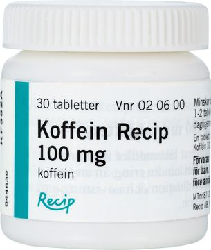 Koffein Meda Tablett 100 mg 30 styck