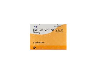Imigran Novum 50 mg Sumatriptan, Filmdragerad tablett, 6 tablett(er)