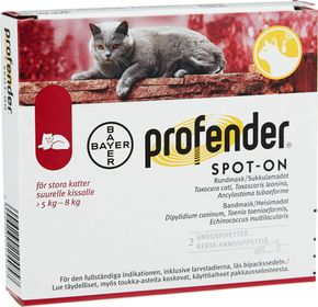 Profender Spot-on, lösning 24 mg/ 96 mg 2 dos(er)