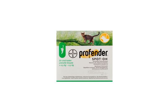 Profender Spot-on, lösning 7,5 mg/ 30 mg 2 dos(er)