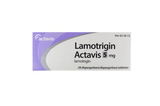Lamotrigin Actavis Dispergerbar tablett 5 mg 28 styck