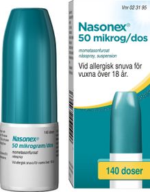 nässpray med kortison receptfritt