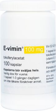 E-vimin Kapsel, mjuk 100 mg 100 styck