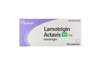 Lamotrigin Actavis Tablett 50 mg Lamotrigin 98 styck
