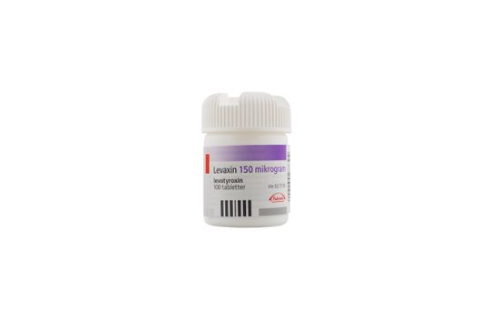 Levaxin Tablett 150 mikrogram 100 tablett(er)