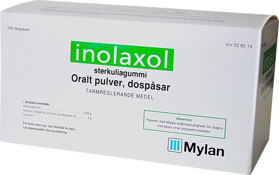 Inolaxol Oralt pulver i dospåse 100 styck