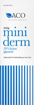Miniderm® Kräm 20 % Övriga hudskyddande och uppmjukande medel 210 gram