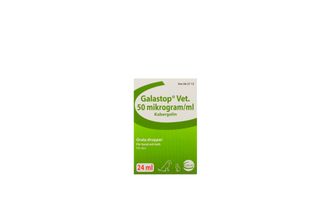 Galastop Vet. 50 mikrogram/ml Kabergolin, Orala droppar, lösning, 24 milliliter