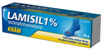 Lamisil 1 % Terbinafin, Kräm, 30 gram