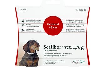 Scalibor vet. 0,76 g Deltametrin, Medicinskt halsband, 48 cm