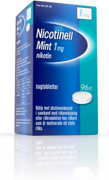 Nicotinell Mint 1 mg Nikotin, komprimerad sugtablett, 96 st
