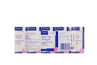 Alizin vet. 30 mg/ml Aglepriston, Injektionsvätska, lösning, 10 x 10 milliliter